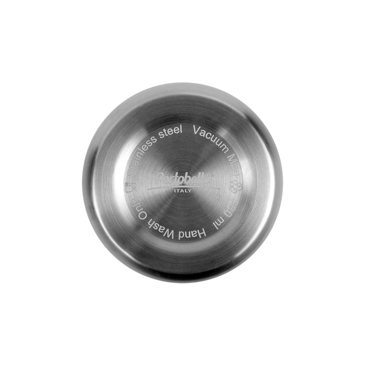 Термобутылка вакуумная герметичная Garda, белая — пример нанесения логотипа (Portobello Термокружки) | Print Logo