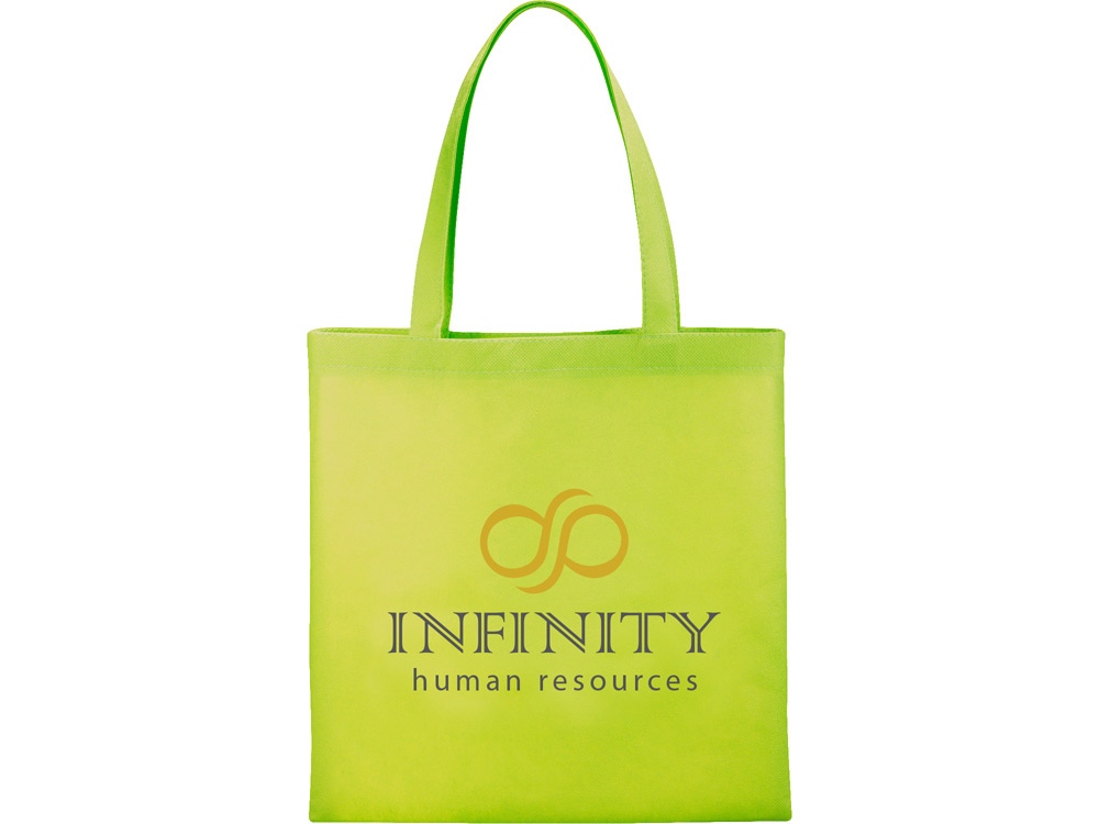 Небольшая нетканая сумка Zeus для конференций, лайм