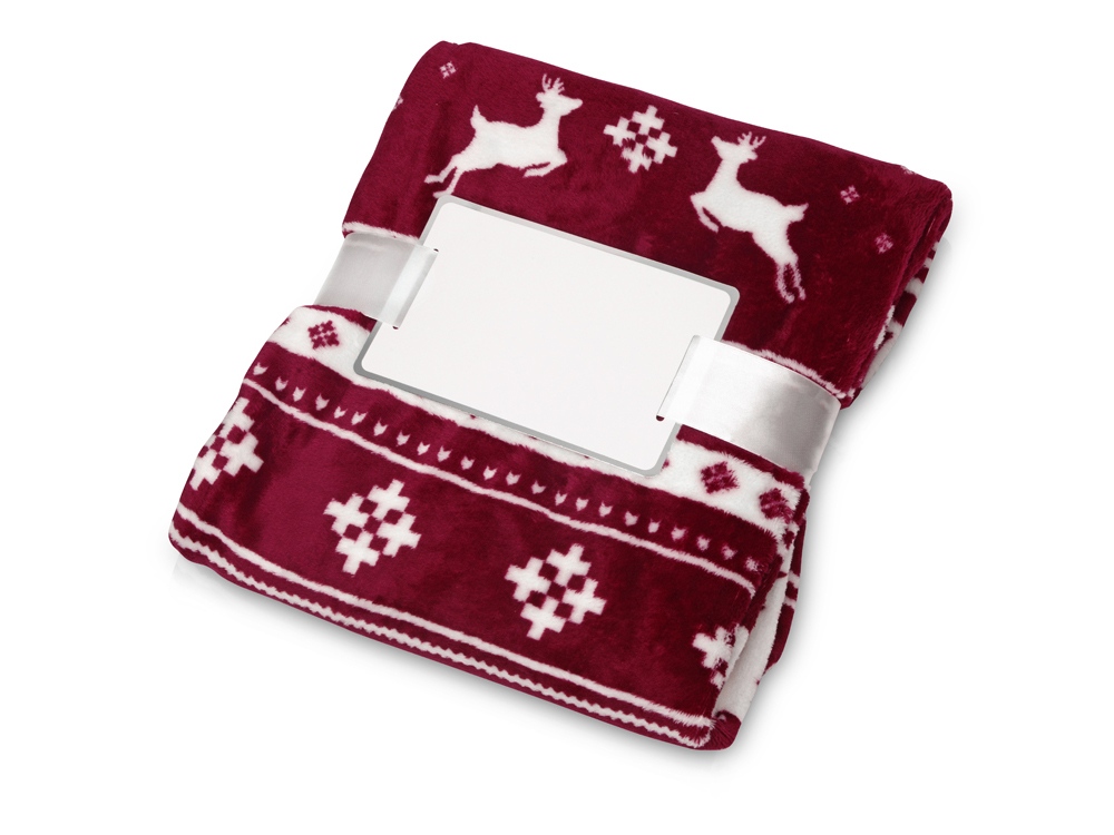 Плед флисовый Snug фото на сайте Print Logo.