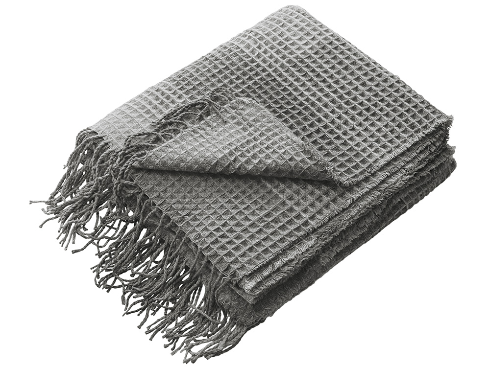 Плед акриловый Gaufre, серый