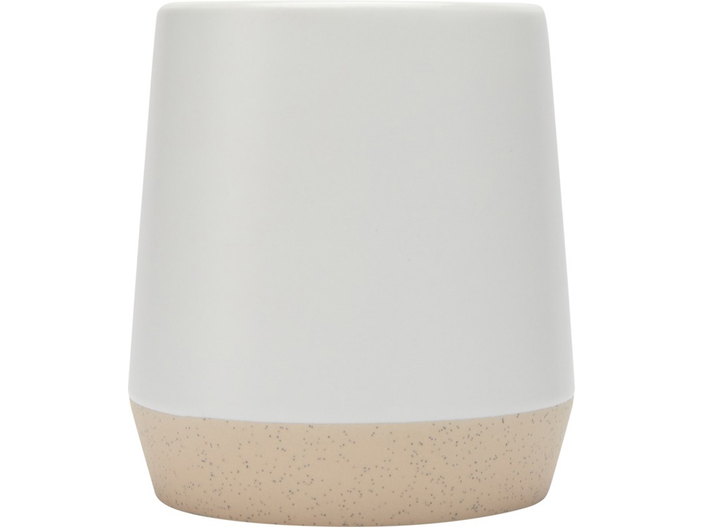 Dolce керамическая кружка объемом 300 мл с матовой отделкой, белый