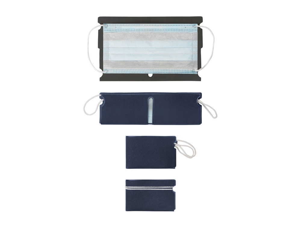 Чехол для гигиенической маски, синий