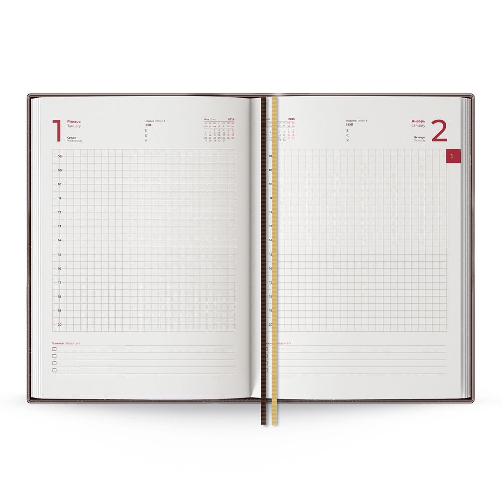 Ежедневник Ronda, датированный фото на сайте Print Logo.