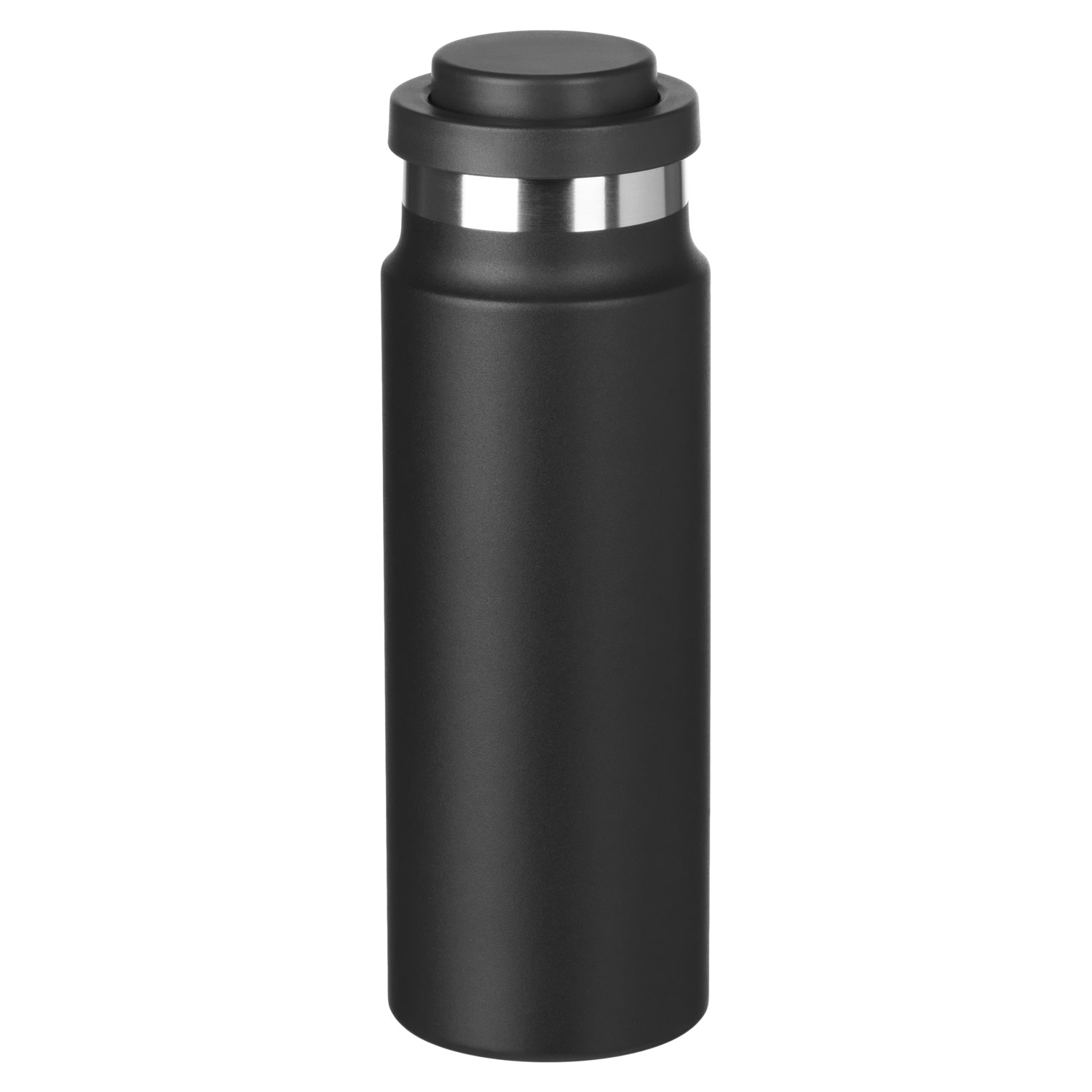 Термобутылка вакуумная герметичная Аллегра (Allegra), черная