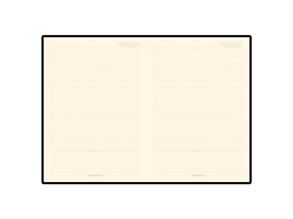 Ежедневник В5 недатированный Leggenda, зеленый