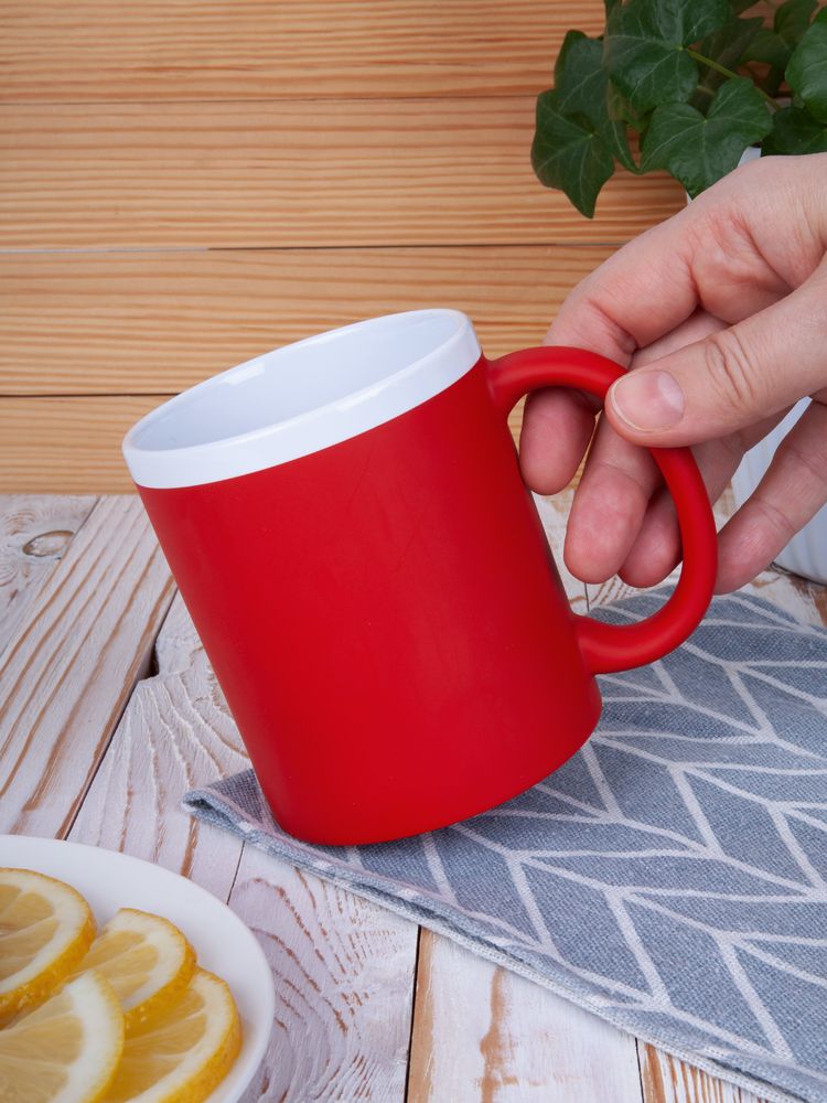 Кружка StopSpot с покрытием софт-тач