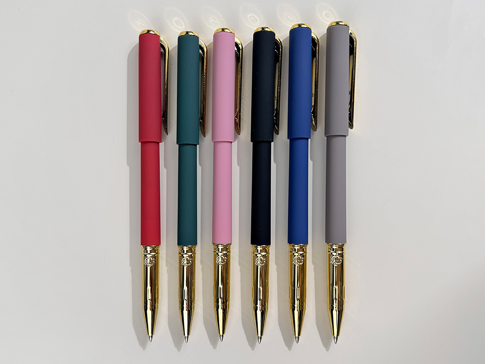 Ручка пластиковая шариковая Parliament, 0,7 мм, синие чернила, темно-синий/золотистый