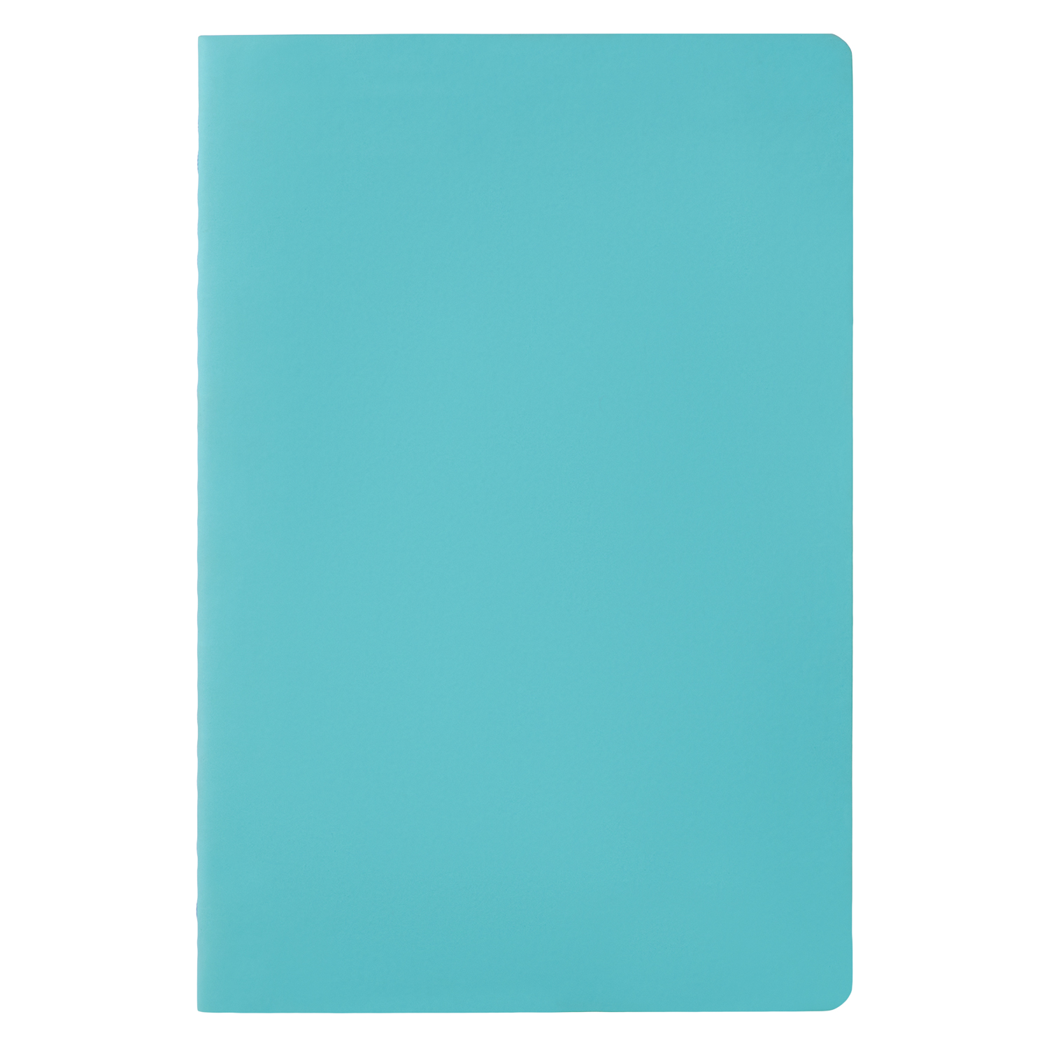 Блокнот Alpha slim, лазурный