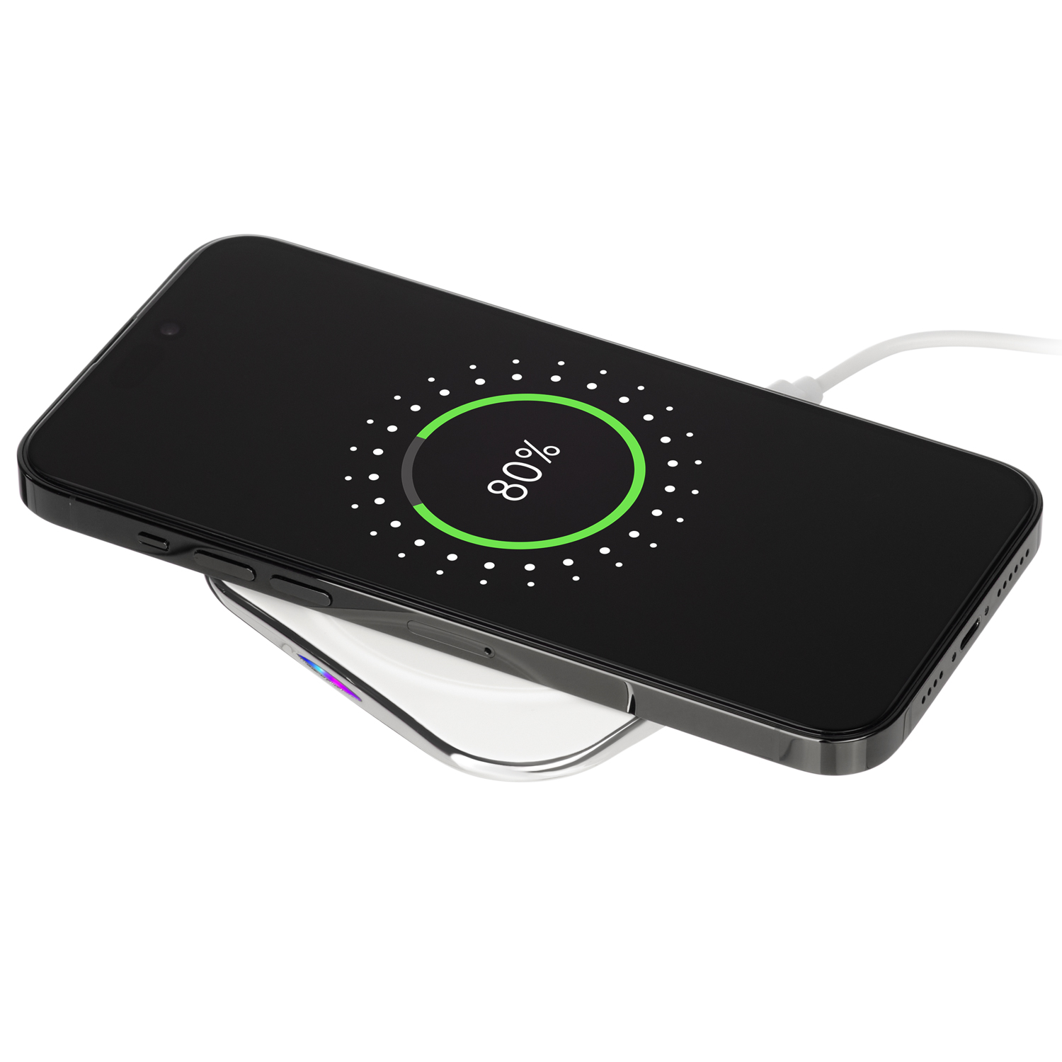 Беспроводное зарядное устройство 15W Омега (Omega) фото на сайте Print Logo.