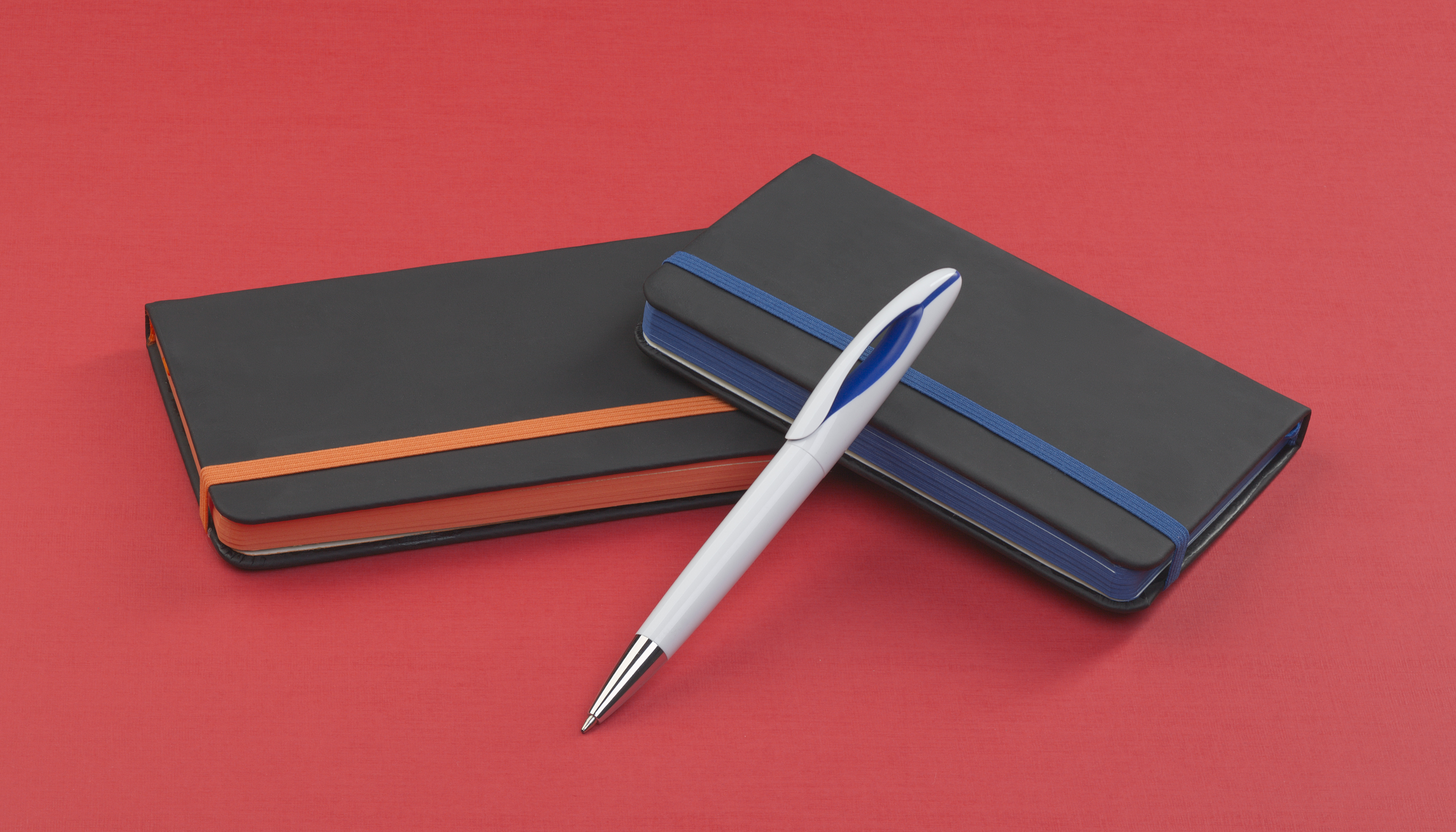 Ручка шариковая "Sophie", белый с оранжевым