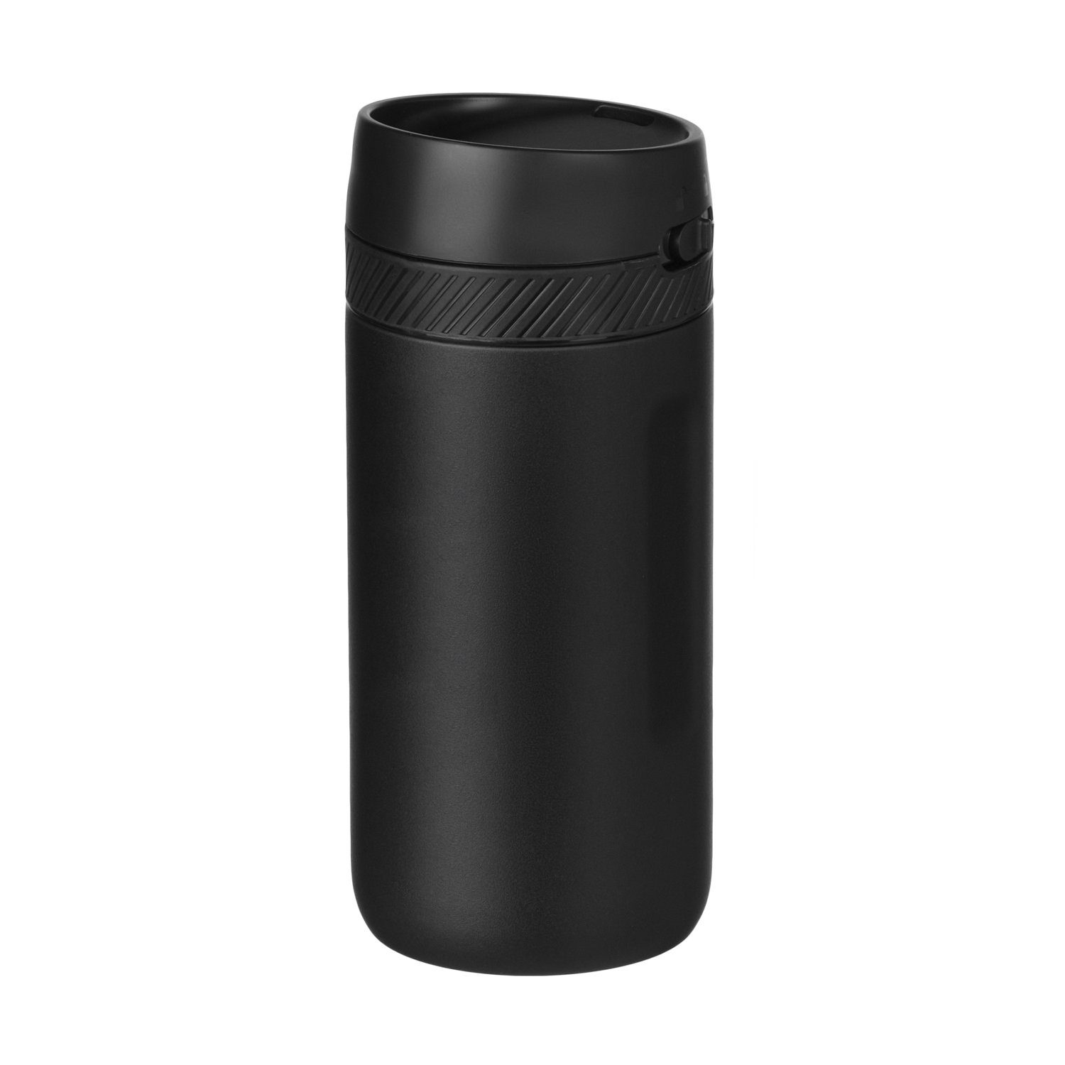 Термокружка вакуумная Толедо (Toledo), черная глянцевая