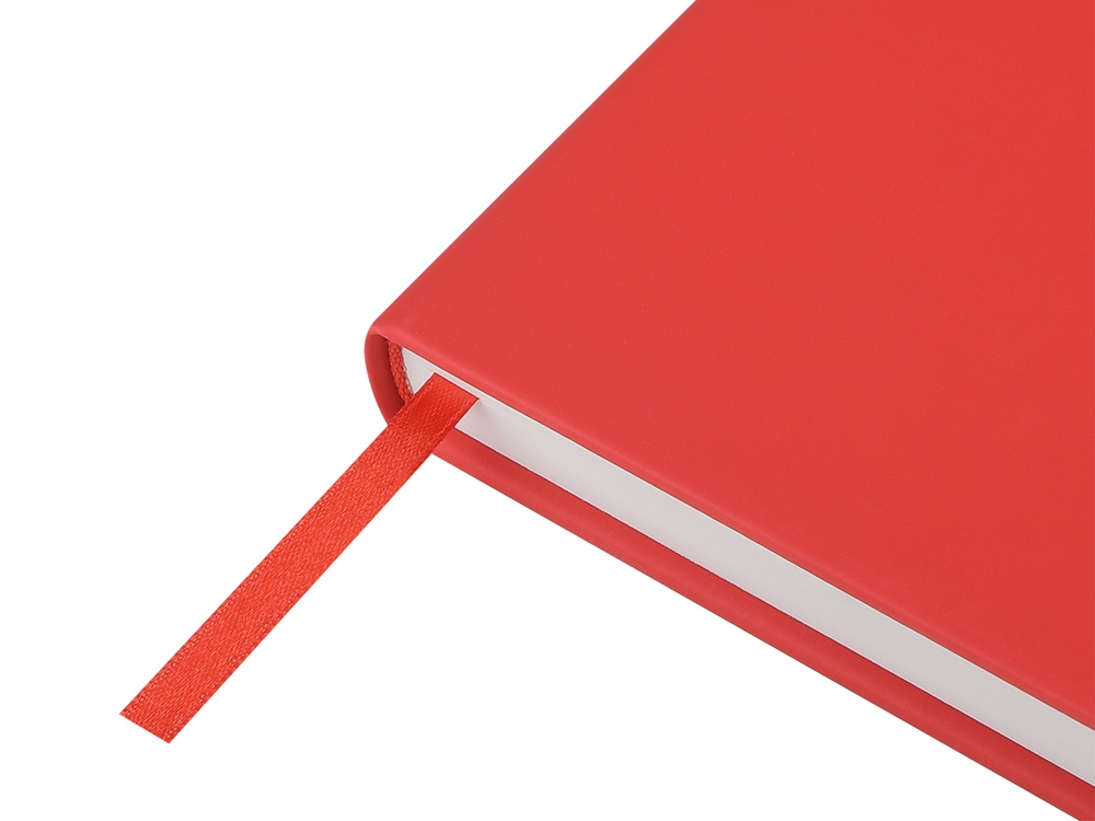 Ежедневник с каменной бумагой недатированный А5 Carrara, красный