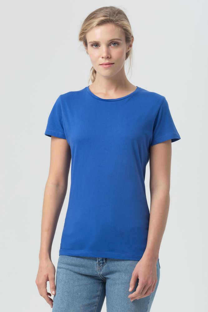 Футболка женская Miss 150 ярко-синяя (royal), размер L