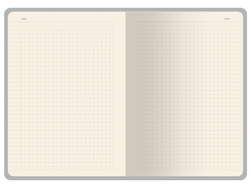 Бизнес-тетрадь А5 Pragmatic Contrast, 40 листов в клетку, темно-синий с синим срезом