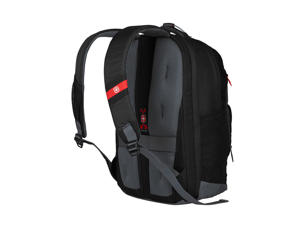 Рюкзак Buffer WENGER 16, черный, полиэстер/нейлон, 32 x 23 x 45 см, 21 л