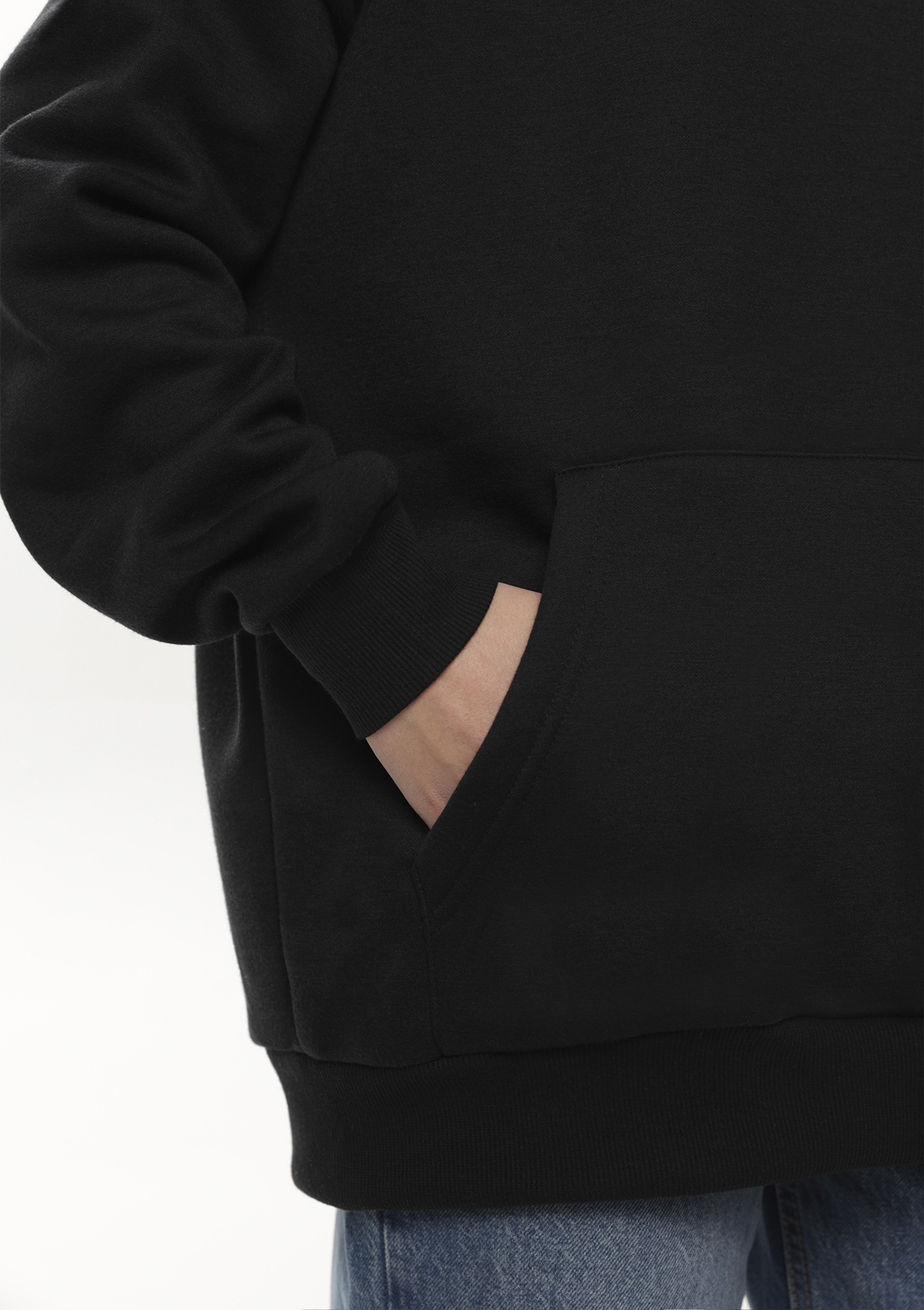 Худи унисекс STAN оверсайз интерсофт 320, 69, Чёрный,  (20)  (56/XXXL)