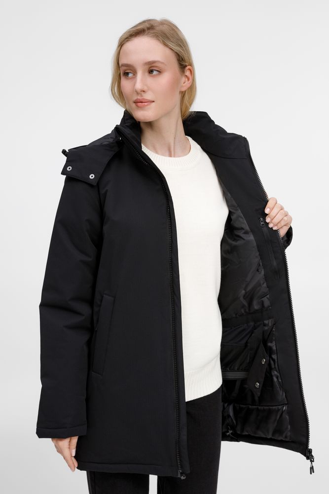 Куртка-парка унисекс Sfera, черная, размер 3XL