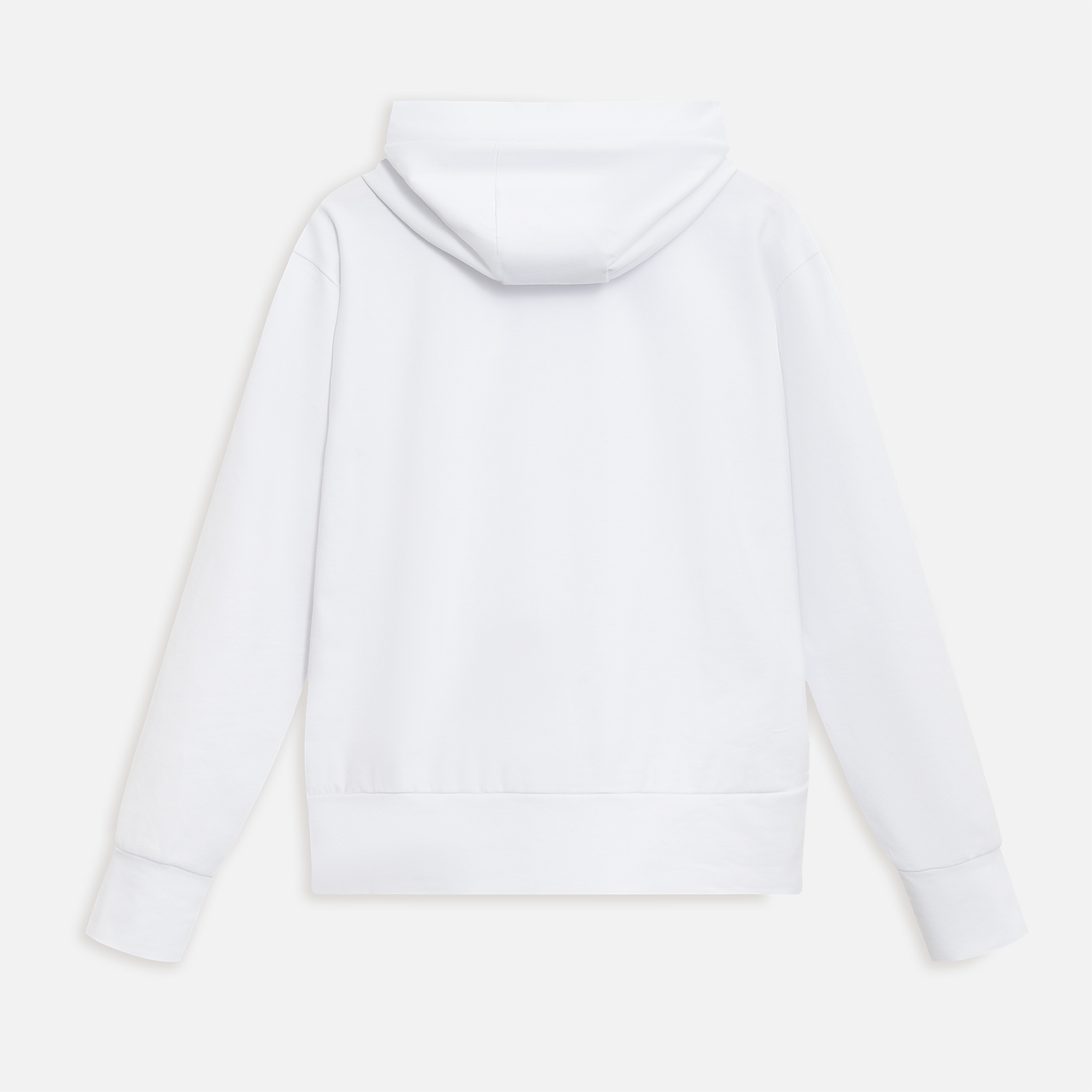 Худи с капюшоном, унисекс ALEX белый, размер XL