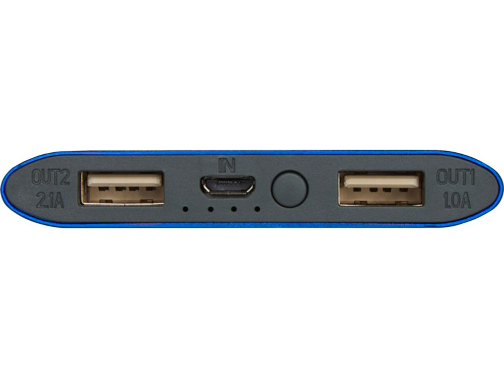 Беспроводное портативное зарядное устройство емкостью 8000 мАч Juice, синий