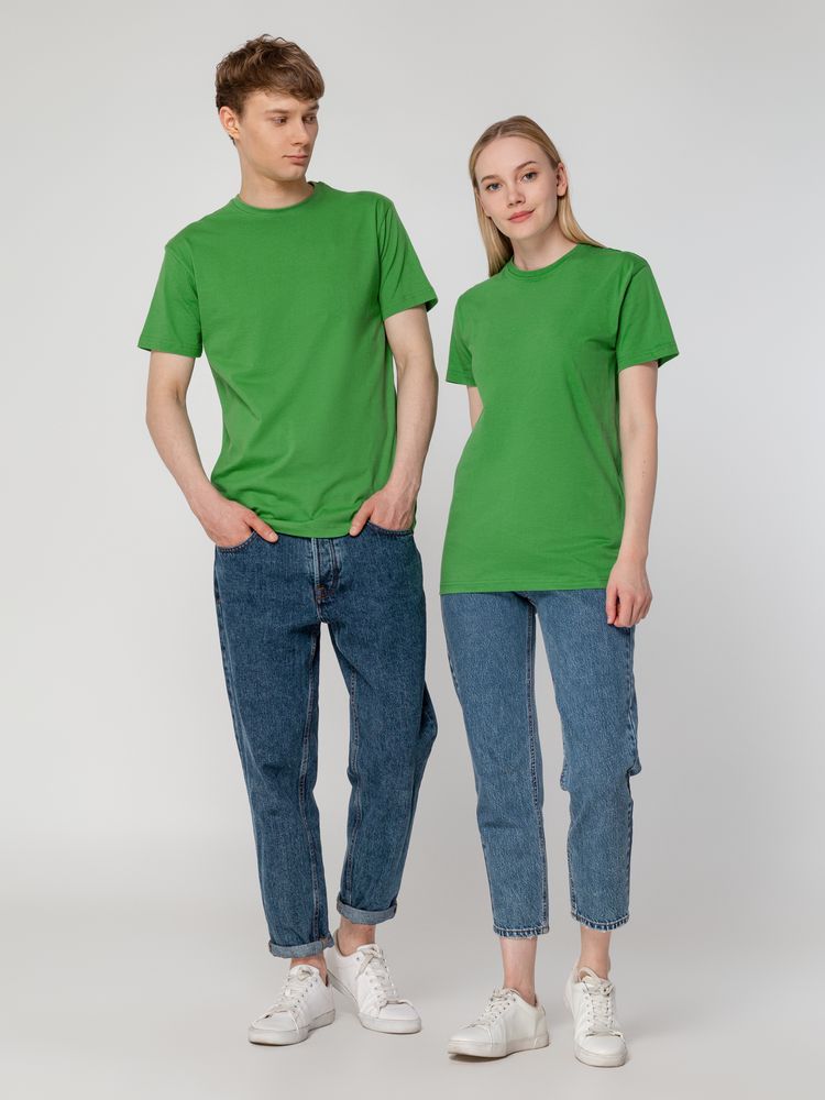 Футболка унисекс T-bolka 160, ярко-зеленая, размер M