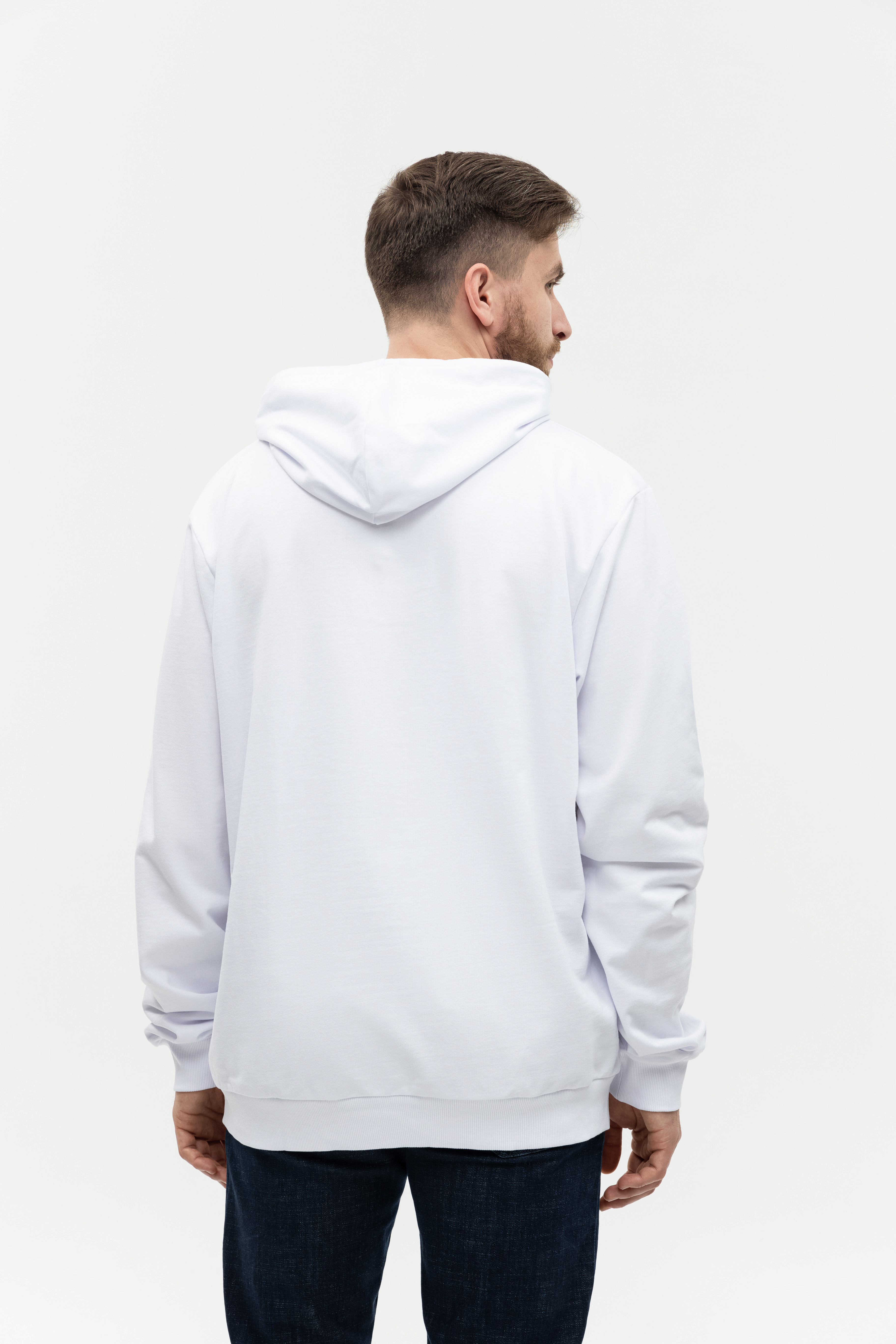 Худи унисекс STAN футер без начёса 260, 23, Белый,  (10/1)  (56/XXXL)