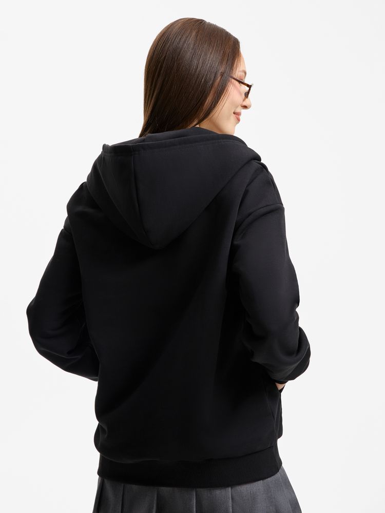 Толстовка унисекс оверсайз Sartoro, черная, размер M/L