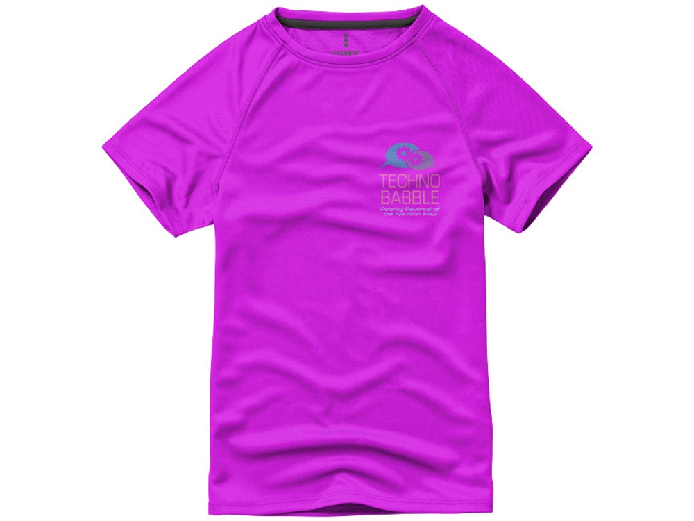 Футболка Niagara детская, неоновый розовый