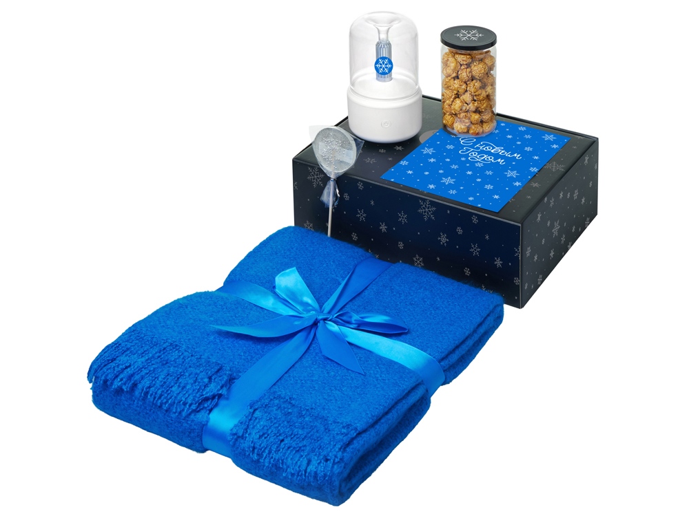 Подарочный набор Re:Snug с пледом, увлажнителем и попкорном с логотипом  | Print Logo