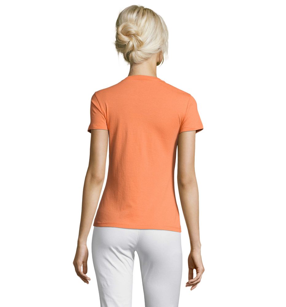 Футболка женская Regent Women оранжевая (абрикосовая), размер XXL