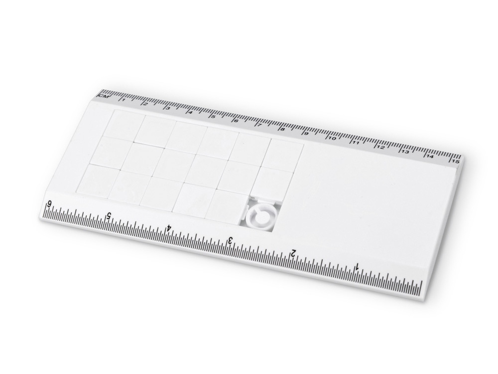 Линейка с игрой Пятнашки с логотипом  | Print Logo