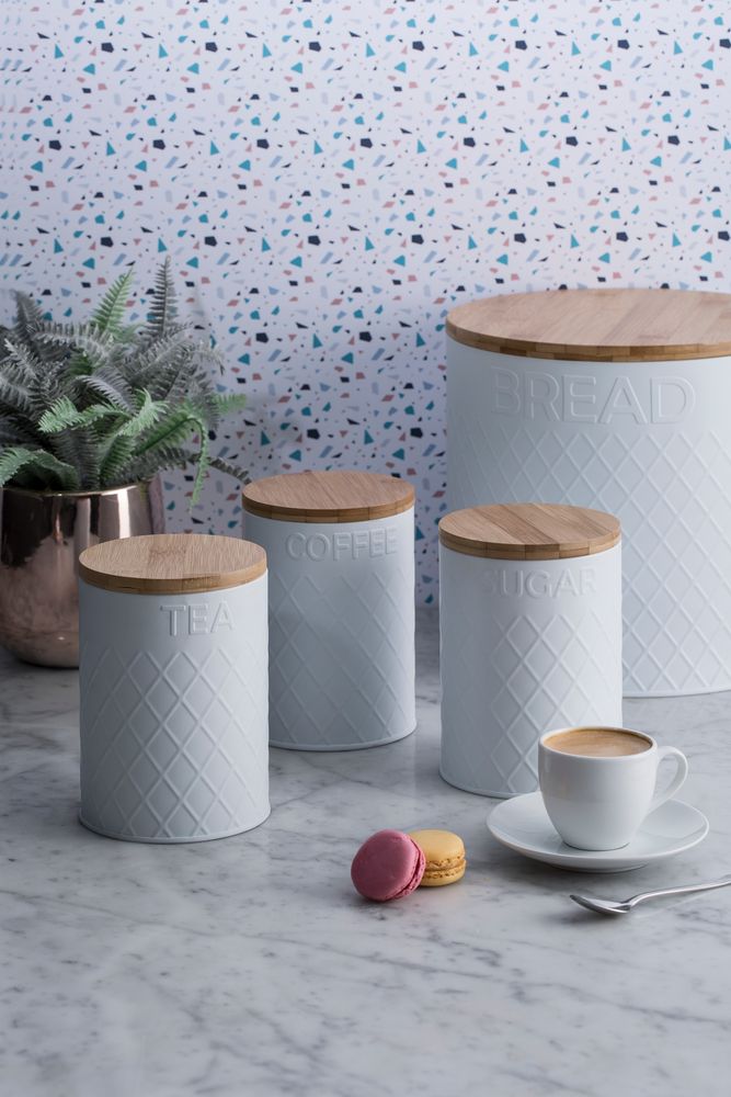 Емкость для хранения кофе Embossed — пример нанесения логотипа (Typhoon) | Print Logo