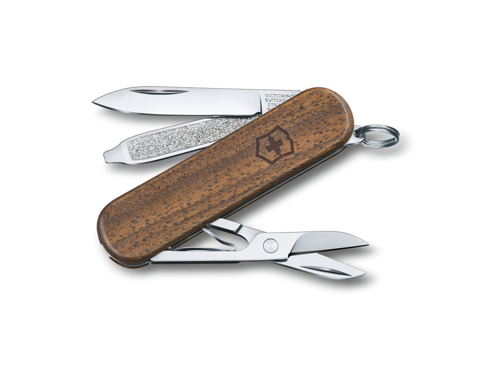 Нож-брелок Classic SD, 58 мм, 5 функций с логотипом VICTORINOX | Print Logo