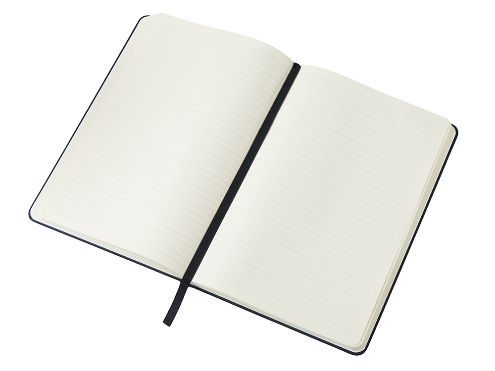 Бизнес-блокнот С3 софт-тач с магнитом, твердая обложка, 96 листов, черный