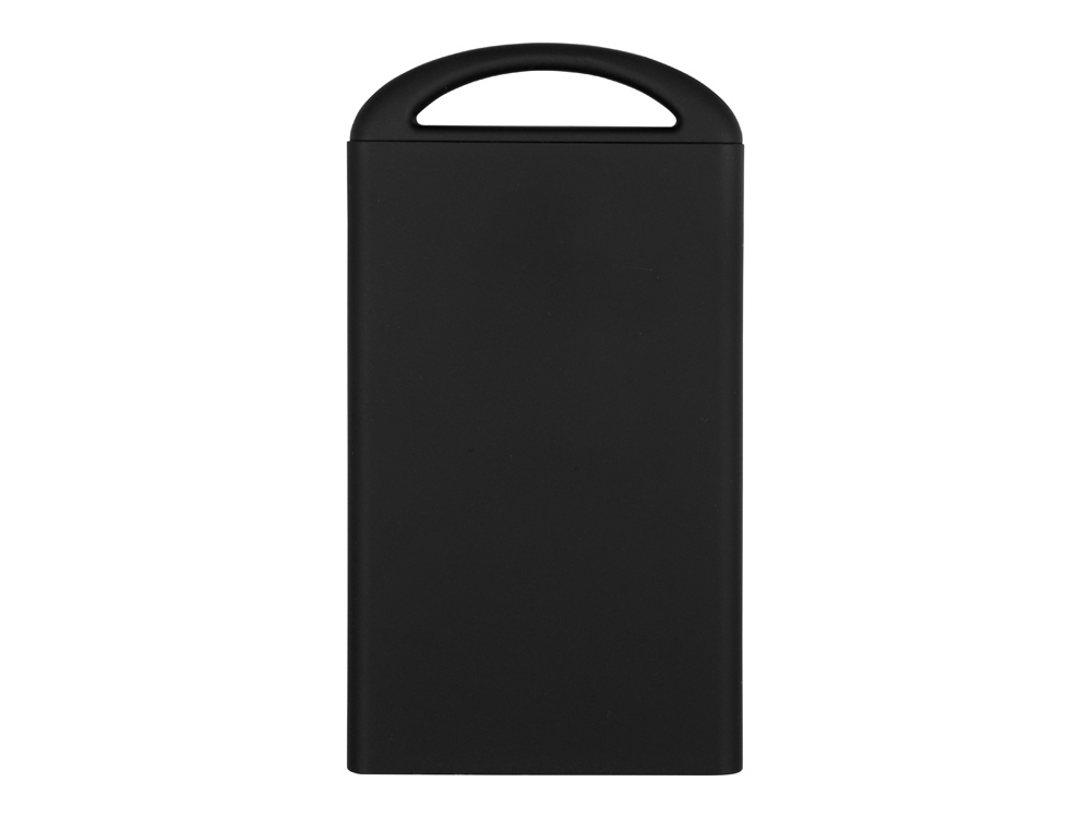 Портативное зарядное устройство Shine с зеркальной гравировкой, 4000 mAh, черный