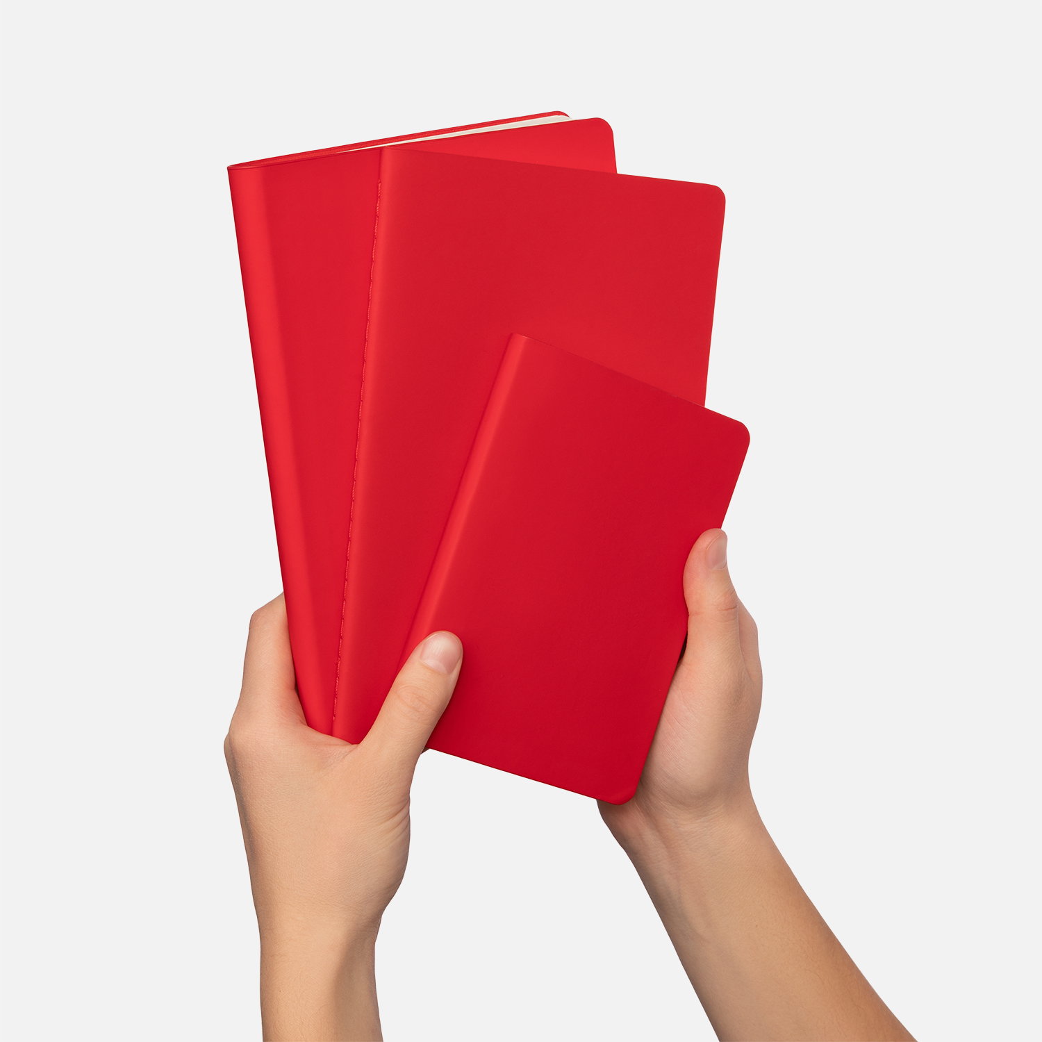 Ежедневник Спарк (Spark) недатированный, красный (с упаковкой, со стикерами)