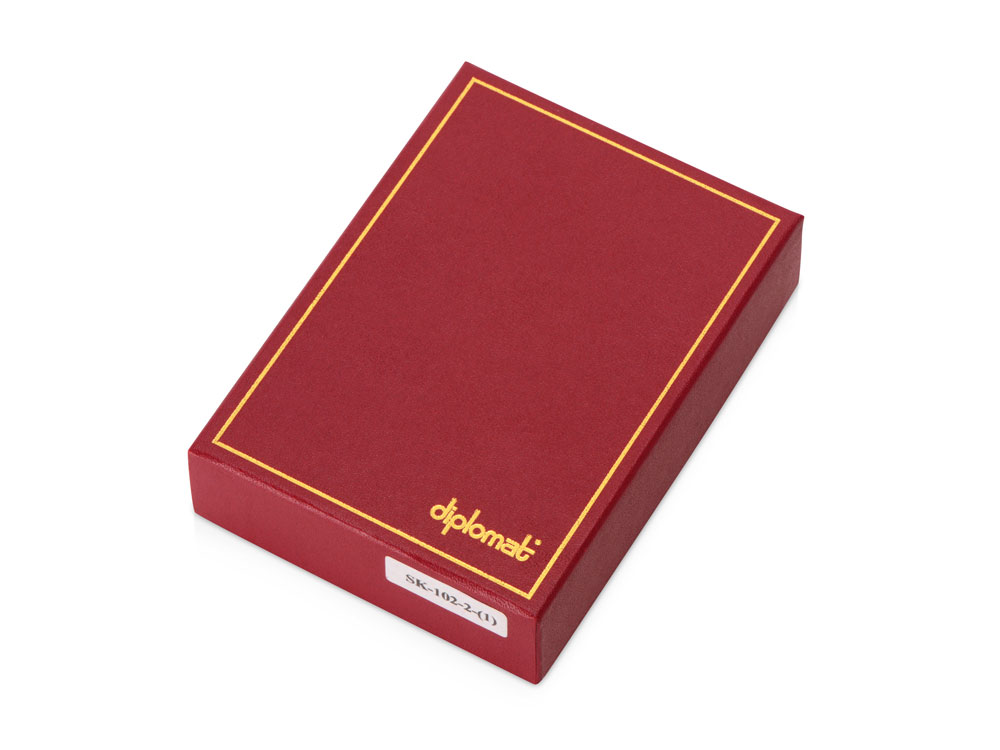 Футляр для визиток, кредитных и дисконтных карт Diplomat (черный)