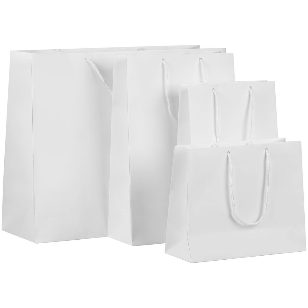 Пакет бумажный с ламинацией Lami Tote L — пример нанесения логотипа (сделано в России) | Print Logo