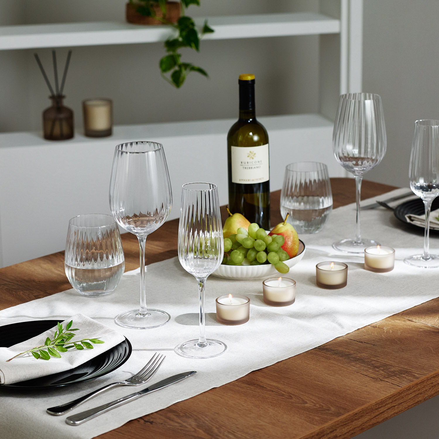 Бокал для вина Бланш (Blanche), прозрачный