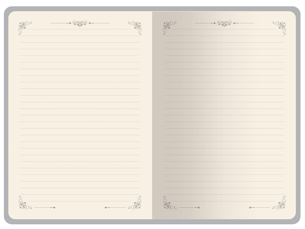 Ежедневник недатированный А5 Royal, черный с бронзовым срезом