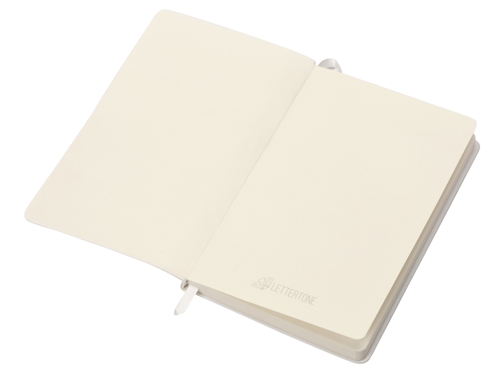 Блокнот Notepeno А5 с тонированными линованными страницами, белый