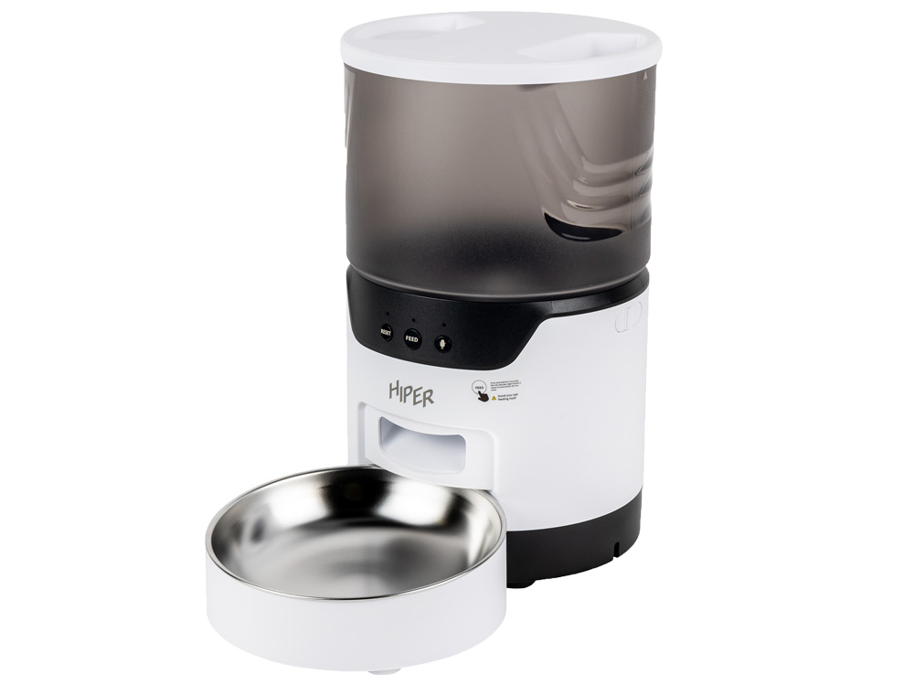 Умная Wi-Fi кормушка IoT Pet Feeder, 3000 мл с логотипом HIPER | Print Logo