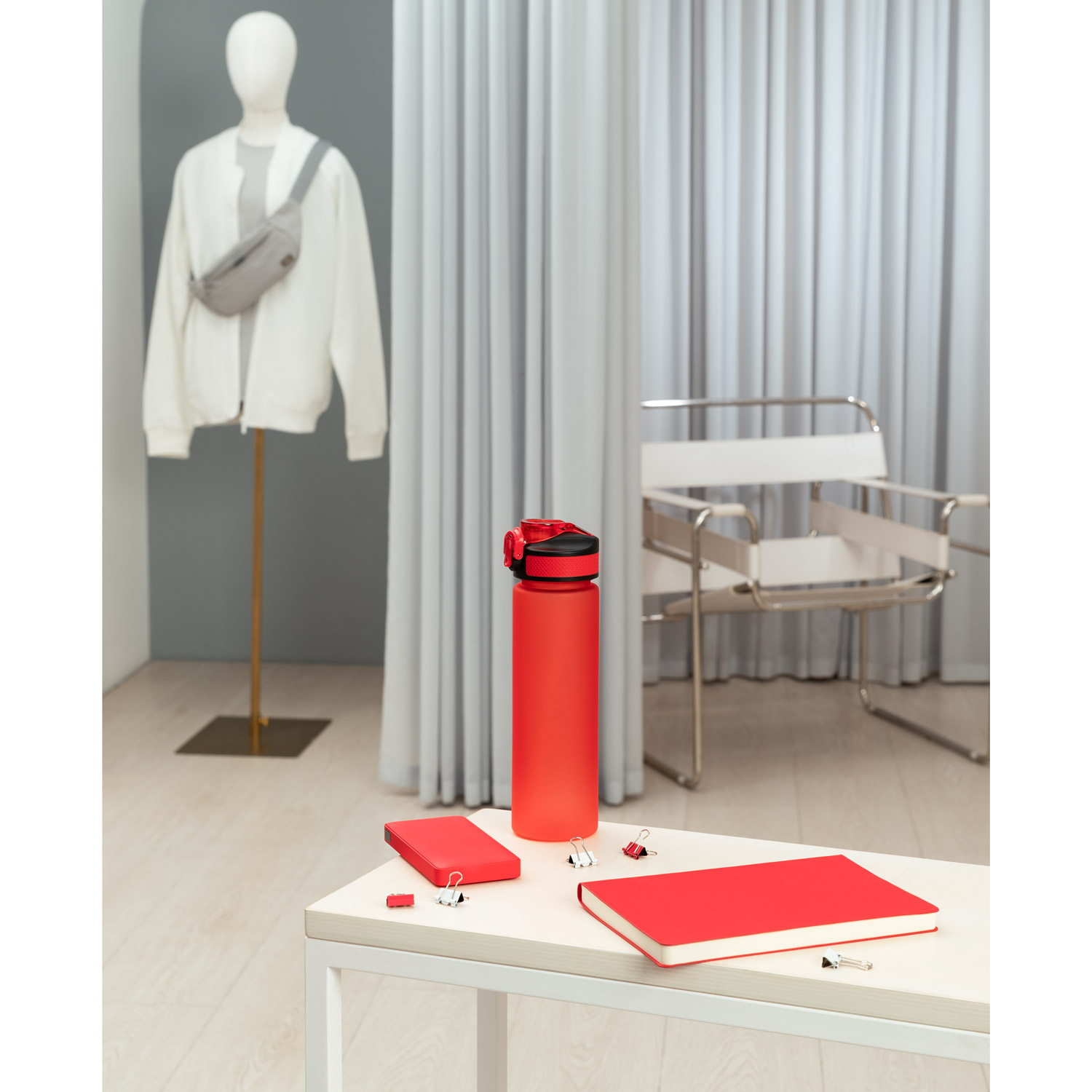 Внешний аккумулятор с подсветкой Анкор Плюс PD (Ancor PD Plus) 10000 mAh, красный