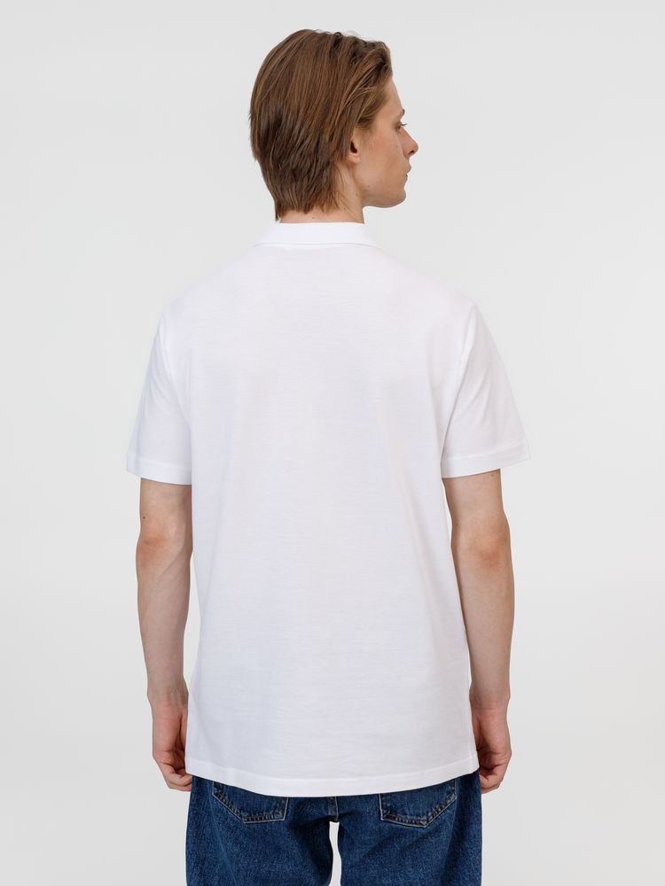 Рубашка поло унисекс Pulse, белая, размер 5XL