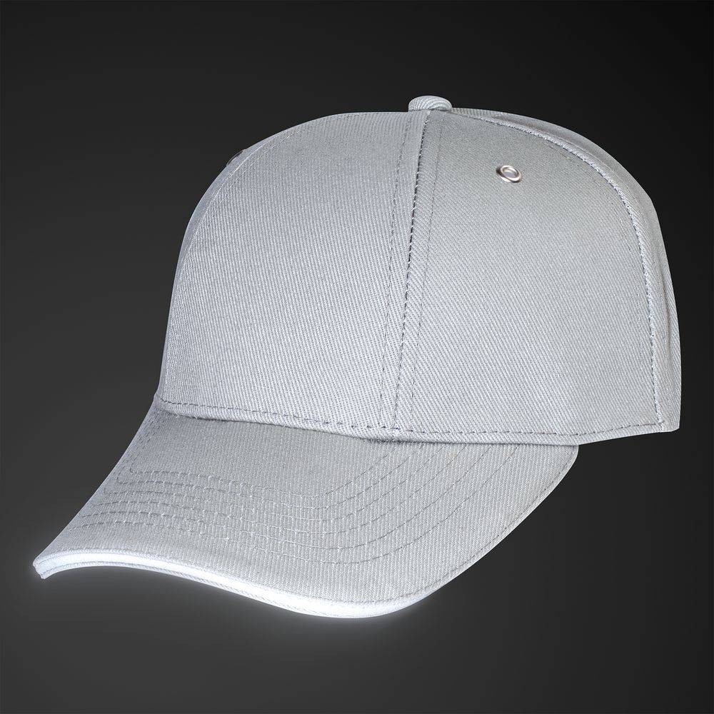 Бейсболка Hard Work Black со светоотражающим элементом фото на сайте Print Logo.