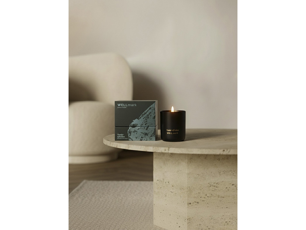 Ароматическая свеча Wellmark Tender Affection - сплошной черный