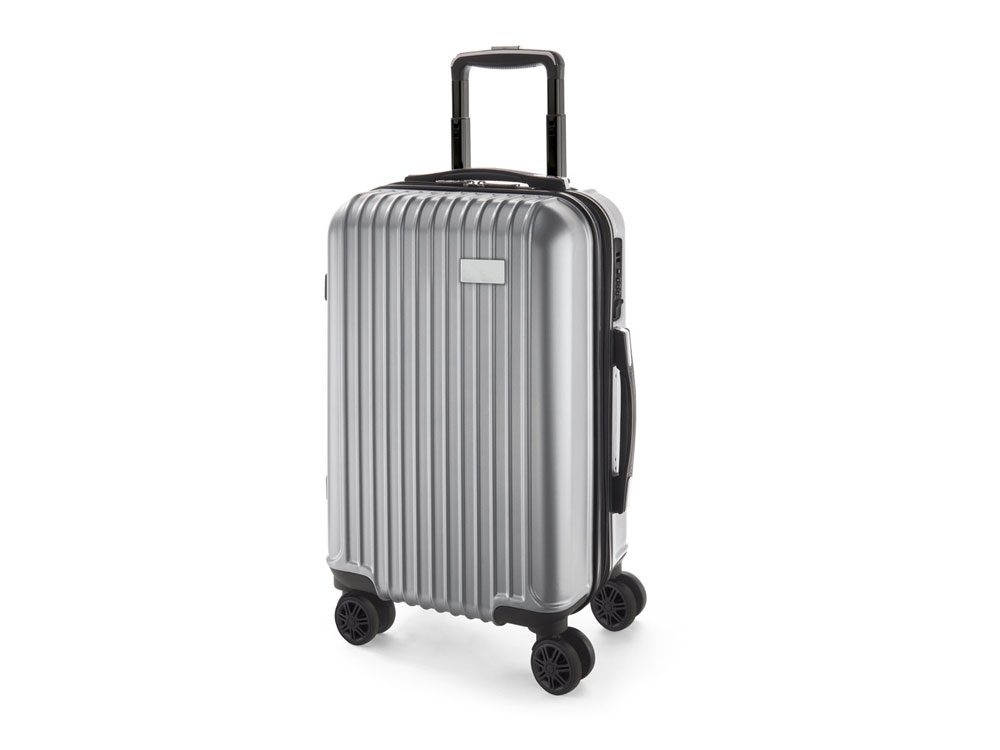 Чемодан на колесах из ABS и PET BRUGES фото на сайте Print Logo.