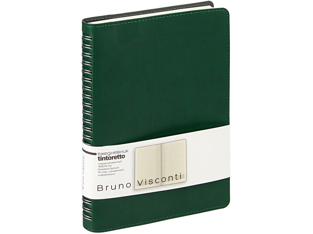 Ежедневник А5 Tintoretto с логотипом Bruno Visconti | Print Logo