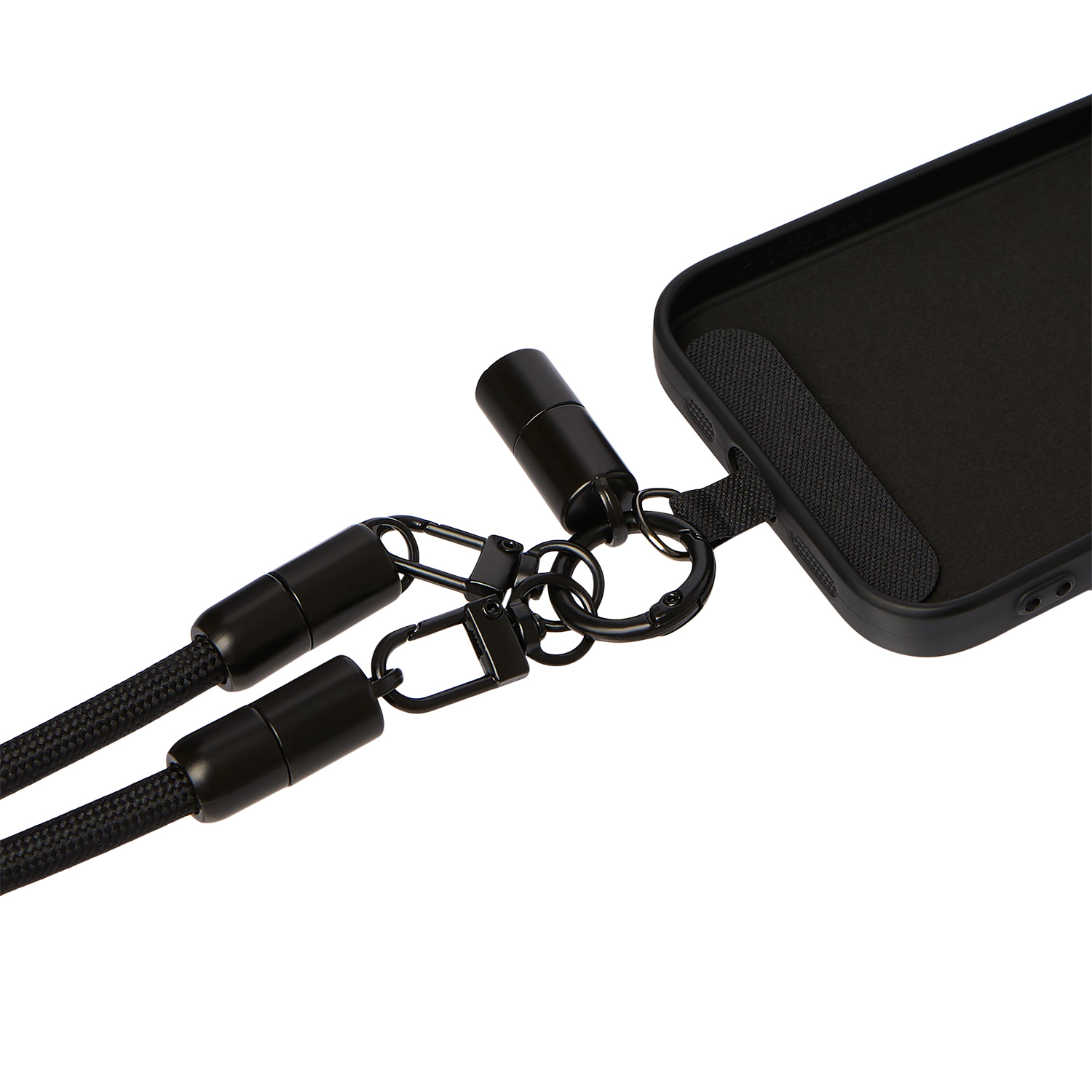 Кабель-ланьярд Волтрикс (Voltrix), черный фото на сайте Print Logo.