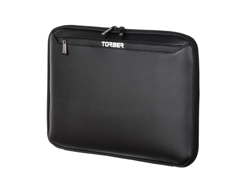 Чехол для планшета TORBER ВОЯЖ 15.6'', чёрный, нейлон/микрофибра, 42 х 2 х 28,5 см, 2,4л