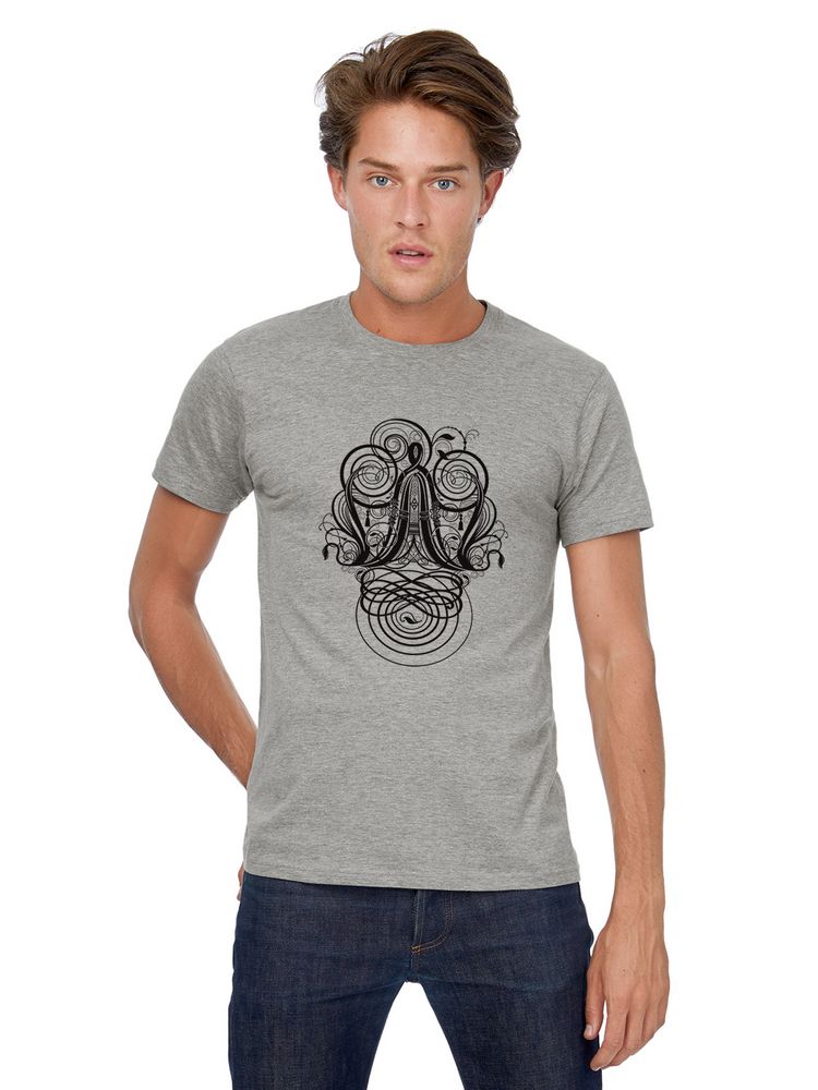 Футболка мужская «Антиква А» с логотипом CoolColor | Print Logo